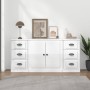 3 plywood white gloss sideboards by vidaXL, Sideboards - Ref: Foro24-3185233, Price: 185,88 €, Discount: %