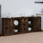 3-piece smoked oak plywood sideboards by vidaXL, Sideboards - Ref: Foro24-3185260, Price: 156,80 €, Discount: %