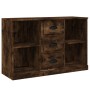 3-piece smoked oak plywood sideboards by vidaXL, Sideboards - Ref: Foro24-3185260, Price: 156,99 €, Discount: %