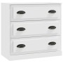 Aparadores 2 piezas madera contrachapada blanco de vidaXL, Aparadores - Ref: Foro24-3185239, Precio: 193,67 €, Descuento: %