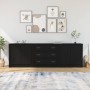 Sideboards 3 Stück schwarzes Sperrholz von vidaXL, Sideboards - Ref: Foro24-3185216, Preis: 241,99 €, Rabatt: %