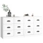 Sideboards 2 Einheiten aus glänzend weißem Sperrholz von vidaXL, Sideboards - Ref: Foro24-3185281, Preis: 205,11 €, Rabatt: %