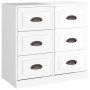 Sideboards 2 Einheiten aus glänzend weißem Sperrholz von vidaXL, Sideboards - Ref: Foro24-3185281, Preis: 205,11 €, Rabatt: %