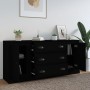 Sideboards 3 pieces black plywood by vidaXL, Sideboards - Ref: Foro24-3185248, Price: 169,23 €, Discount: %