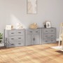 Sideboards 3 Stück Sonoma graues Sperrholz von vidaXL, Sideboards - Ref: Foro24-3185429, Preis: 272,35 €, Rabatt: %