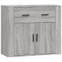 Sideboards 3 Stück Sonoma graues Sperrholz von vidaXL, Sideboards - Ref: Foro24-3185429, Preis: 254,77 €, Rabatt: %