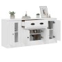 3 Stück Sperrholz Sideboards weiß von vidaXL, Sideboards - Ref: Foro24-3185271, Preis: 144,17 €, Rabatt: %