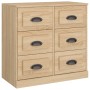 Sideboards 2 Stück Sonoma-Eichensperrholz von vidaXL, Sideboards - Ref: Foro24-3185282, Preis: 191,01 €, Rabatt: %