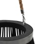 Black bamboo hanging candle holder 95 cm by vidaXL, Chandeliers - Ref: Foro24-246812, Price: 79,06 €, Discount: %