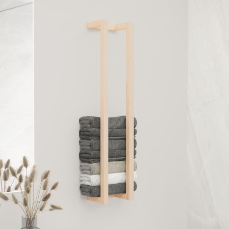 Solid pine wood towel rack 23x18x110 cm by vidaXL, Towel racks - Ref: Foro24-833271, Price: 21,44 €, Discount: %