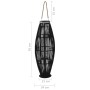 Black bamboo hanging candle holder 95 cm by vidaXL, Chandeliers - Ref: Foro24-246812, Price: 79,06 €, Discount: %