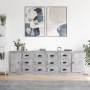 Sideboards 3 pieces concrete gray plywood by vidaXL, Sideboards - Ref: Foro24-3185291, Price: 304,82 €, Discount: %