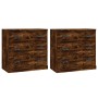 Sideboards 2 pieces smoked oak plywood by vidaXL, Sideboards - Ref: Foro24-3185244, Price: 179,99 €, Discount: %