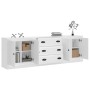 Dreiteilige Sideboards aus weißem Sperrholz von vidaXL, Sideboards - Ref: Foro24-3185215, Preis: 241,46 €, Rabatt: %