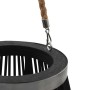 Black bamboo hanging candle holder 60 cm by vidaXL, Chandeliers - Ref: Foro24-246813, Price: 48,17 €, Discount: %