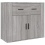 Tall gray Sonoma plywood sideboard by vidaXL, Sideboards - Ref: Foro24-3185381, Price: 155,53 €, Discount: %