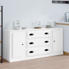 Dreiteilige Sideboards aus weißem Sperrholz von vidaXL, Sideboards - Ref: Foro24-3185247, Preis: 168,57 €, Rabatt: %