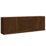 Sideboards 3 pieces oak brown plywood by vidaXL, Sideboards - Ref: Foro24-3185222, Price: 228,99 €, Discount: %