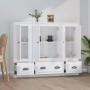 High wooden sideboard 3 pieces glossy white plywood by vidaXL, Sideboards - Ref: Foro24-3185297, Price: 212,69 €, Discount: %