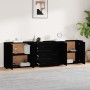 Sideboards 3 Stück schwarzes Sperrholz von vidaXL, Sideboards - Ref: Foro24-3185400, Preis: 236,94 €, Rabatt: %