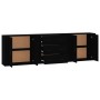 Sideboards 3 pieces black plywood by vidaXL, Sideboards - Ref: Foro24-3185400, Price: 236,72 €, Discount: %