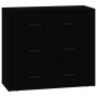 Sideboards 3 pieces black plywood by vidaXL, Sideboards - Ref: Foro24-3185400, Price: 236,72 €, Discount: %