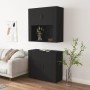 Tall black plywood sideboard by vidaXL, Sideboards - Ref: Foro24-3185352, Price: 167,44 €, Discount: %