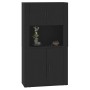 Tall black plywood sideboard by vidaXL, Sideboards - Ref: Foro24-3185352, Price: 167,44 €, Discount: %