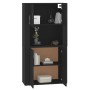 Tall black plywood sideboard by vidaXL, Sideboards - Ref: Foro24-3185352, Price: 167,44 €, Discount: %