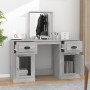 Dresser with Sonoma gray mirror 130x50x132.5 cm by vidaXL, Bedroom Dressers - Ref: Foro24-3185341, Price: 162,99 €, Discount: %