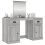 Dresser with Sonoma gray mirror 130x50x132.5 cm by vidaXL, Bedroom Dressers - Ref: Foro24-3185341, Price: 162,99 €, Discount: %