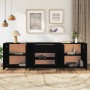 Sideboards 3 Stück schwarzes Sperrholz von vidaXL, Sideboards - Ref: Foro24-3185416, Preis: 231,04 €, Rabatt: %