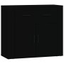 Sideboards 3 Stück schwarzes Sperrholz von vidaXL, Sideboards - Ref: Foro24-3185416, Preis: 231,04 €, Rabatt: %