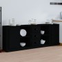 Sideboards 3 Stück schwarzes Sperrholz von vidaXL, Sideboards - Ref: Foro24-3185256, Preis: 159,88 €, Rabatt: %