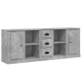 Sideboards 3 pieces plywood gray concrete by vidaXL, Sideboards - Ref: Foro24-3185259, Price: 157,74 €, Discount: %