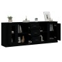 Sideboards 3 Stück schwarzes Sperrholz von vidaXL, Sideboards - Ref: Foro24-3185256, Preis: 159,88 €, Rabatt: %