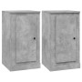 Sideboards 3 pieces plywood gray concrete by vidaXL, Sideboards - Ref: Foro24-3185259, Price: 157,74 €, Discount: %