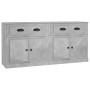 Aparadores 2 uds madera contrachapada gris hormigón de vidaXL, Aparadores - Ref: Foro24-3185267, Precio: 167,72 €, Descuento: %