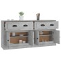 Aparadores 2 uds madera contrachapada gris hormigón de vidaXL, Aparadores - Ref: Foro24-3185267, Precio: 167,72 €, Descuento: %