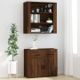 Tall oak brown plywood sideboard by vidaXL, Sideboards - Ref: Foro24-3185382, Price: 141,95 €, Discount: %