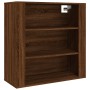 Tall oak brown plywood sideboard by vidaXL, Sideboards - Ref: Foro24-3185382, Price: 141,95 €, Discount: %