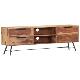 Solid sheesham wood TV cabinet 140x28x47 cm by vidaXL, TV Furniture - Ref: Foro24-287361, Price: 278,99 €, Discount: %