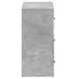 Aparadores 2 uds madera contrachapada gris hormigón de vidaXL, Aparadores - Ref: Foro24-3185411, Precio: 183,41 €, Descuento: %