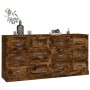 2-teilige Sideboards geräuchertes Eichensperrholz von vidaXL, Sideboards - Ref: Foro24-3185284, Preis: 265,68 €, Rabatt: %