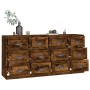 2-teilige Sideboards geräuchertes Eichensperrholz von vidaXL, Sideboards - Ref: Foro24-3185284, Preis: 265,68 €, Rabatt: %