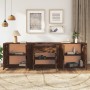 3-teilige Sideboards aus geräuchertem Eichensperrholz von vidaXL, Sideboards - Ref: Foro24-3185420, Preis: 229,85 €, Rabatt: %