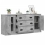 Sideboards 3 Stück betongraues Sperrholz von vidaXL, Sideboards - Ref: Foro24-3185251, Preis: 167,02 €, Rabatt: %