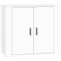 Aparadores 3 uds madera contrachapada blanco brillo de vidaXL, Aparadores - Ref: Foro24-3185417, Precio: 252,99 €, Descuento: %