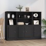 Tall sideboards 3 pieces black plywood by vidaXL, Sideboards - Ref: Foro24-3185304, Price: 197,98 €, Discount: %