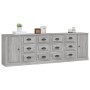 Sideboards 3 Stück Sonoma graues Sperrholz von vidaXL, Sideboards - Ref: Foro24-3185293, Preis: 306,48 €, Rabatt: %